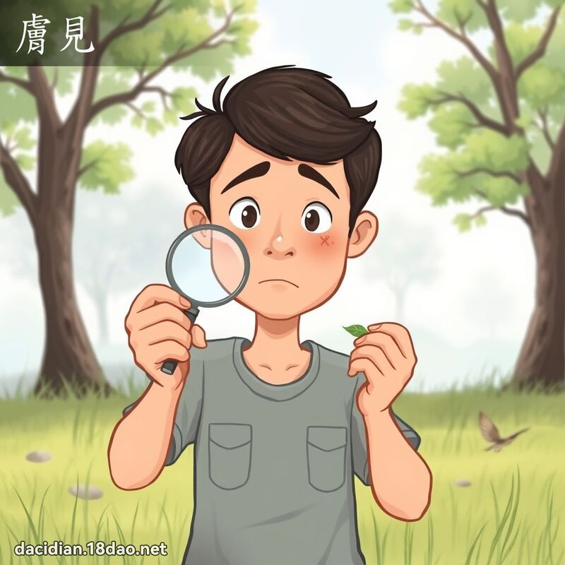 膚見 - 國語大辭典配圖