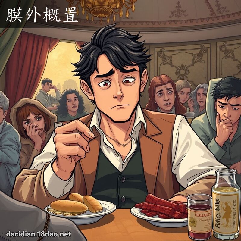 膜外概置 - 國語大辭典配圖
