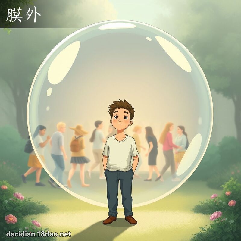 膜外 - 國語大辭典配圖