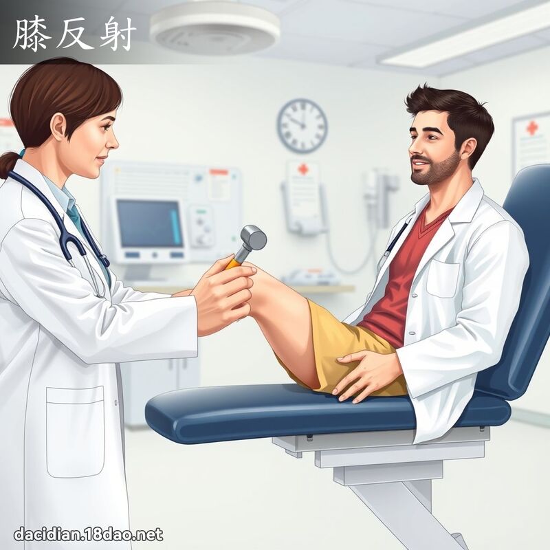 膝反射 - 國語大辭典配圖
