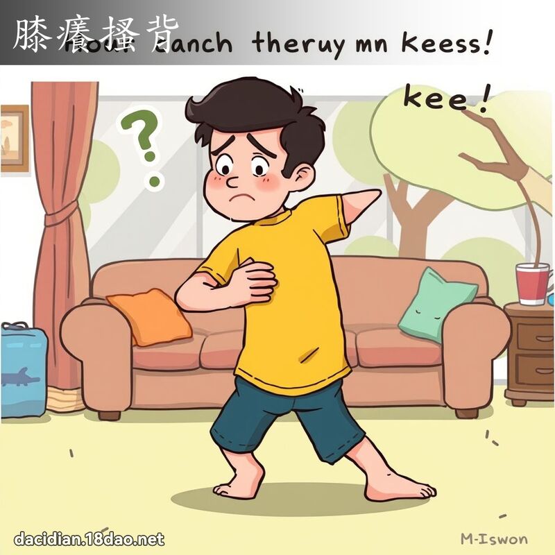 膝痒搔背 - 国语大辞典配图