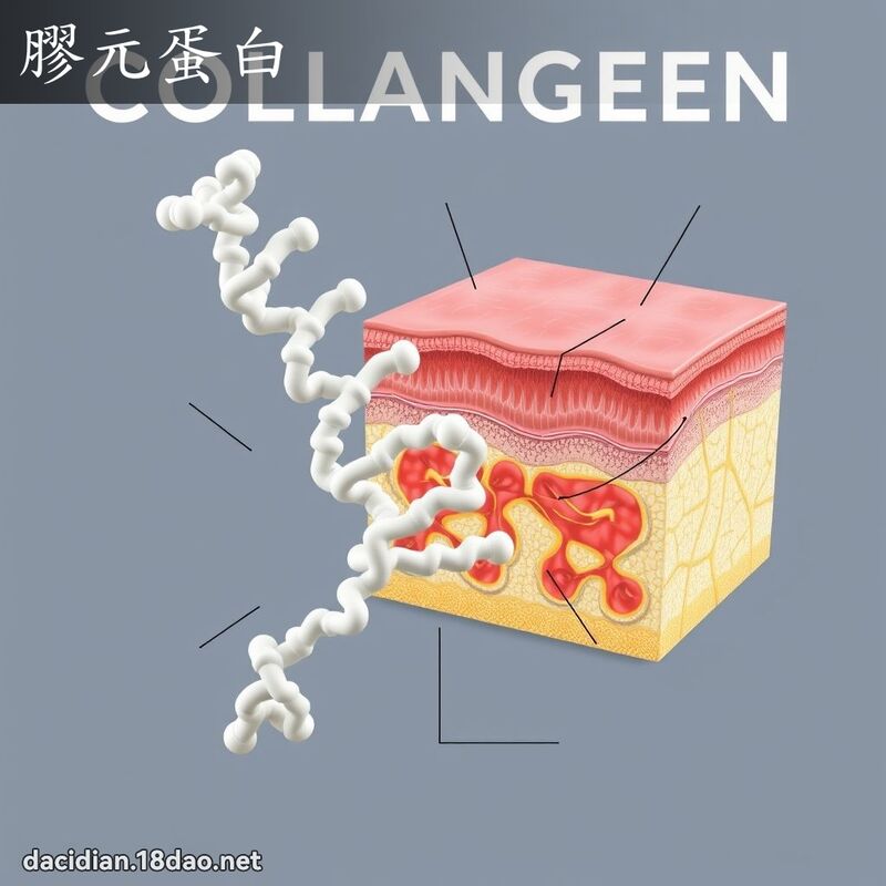 膠元蛋白 - 國語大辭典配圖