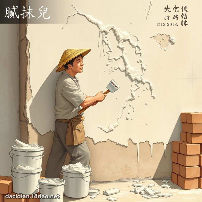 腻抹儿 - 国语大辞典配图