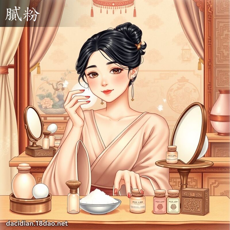 膩粉 - 國語大辭典配圖