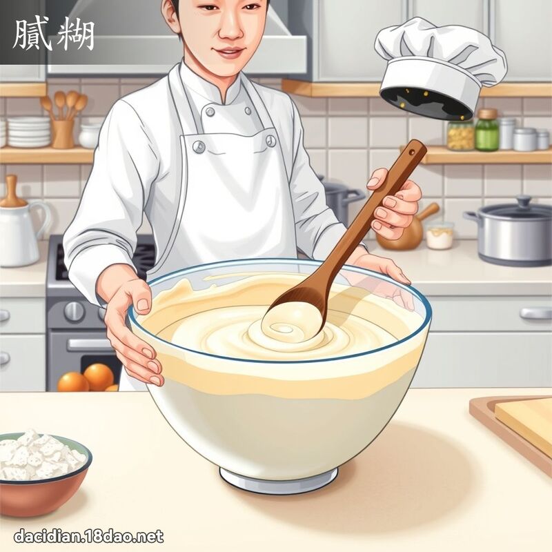 膩糊 - 國語大辭典配圖