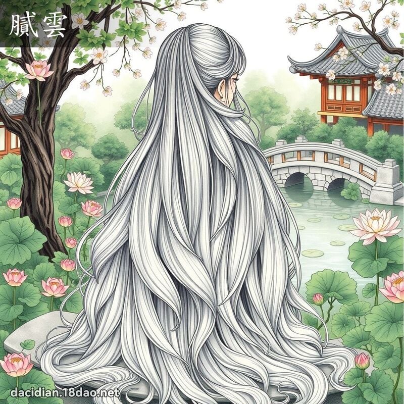 膩雲 - 國語大辭典配圖