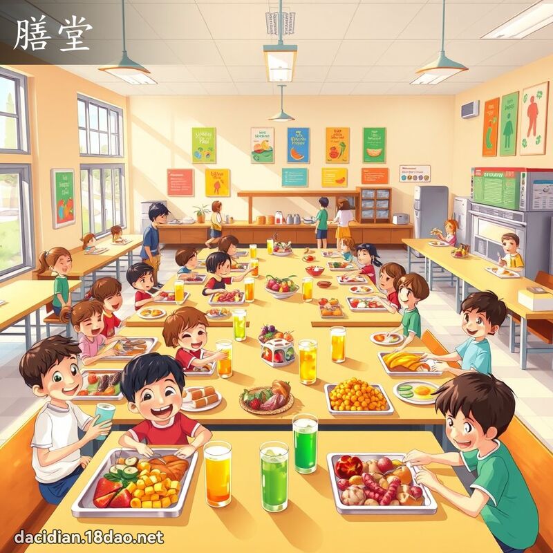 膳堂 - 国语大辞典配图