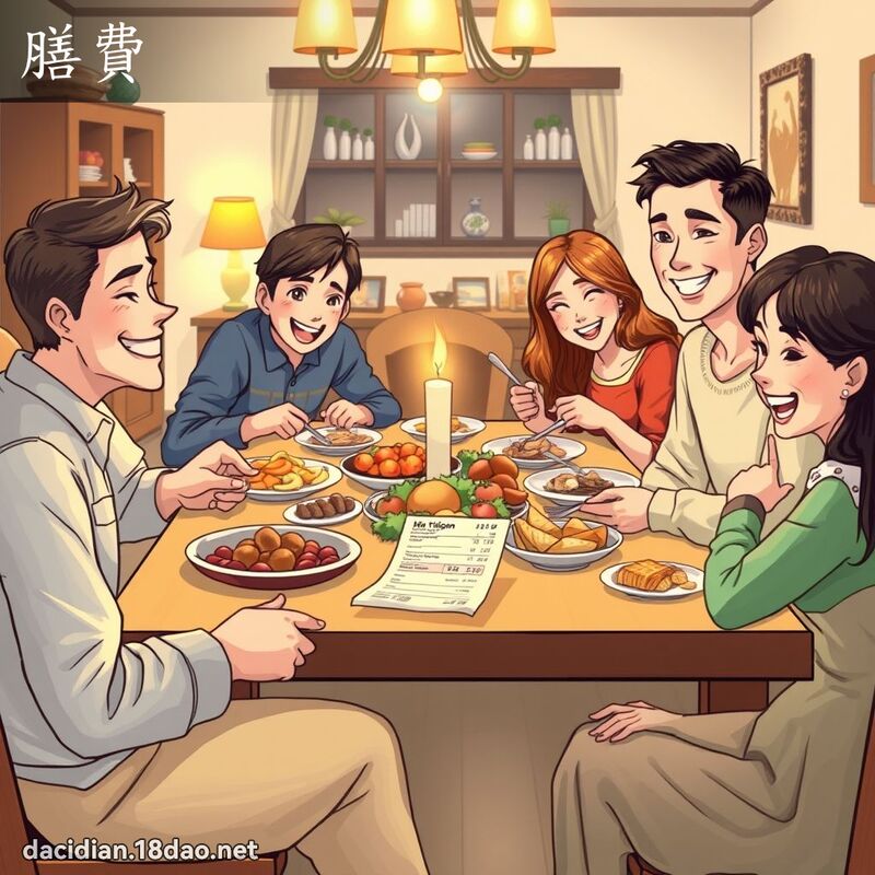 膳費 - 國語大辭典配圖