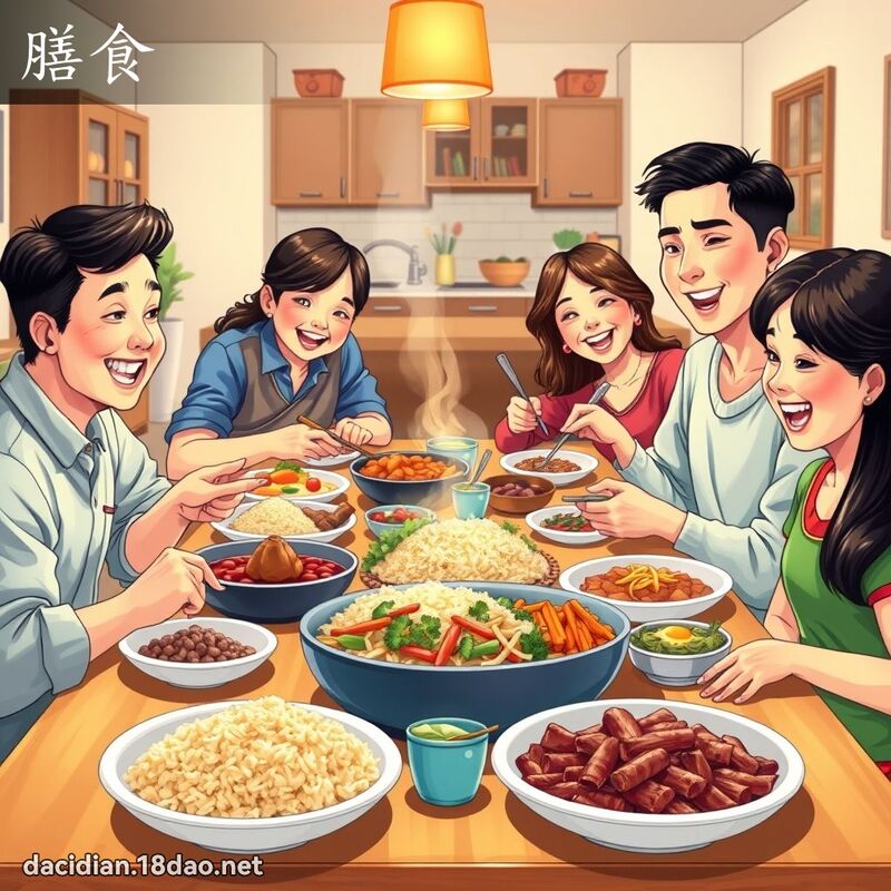 膳食 - 国语大辞典配图