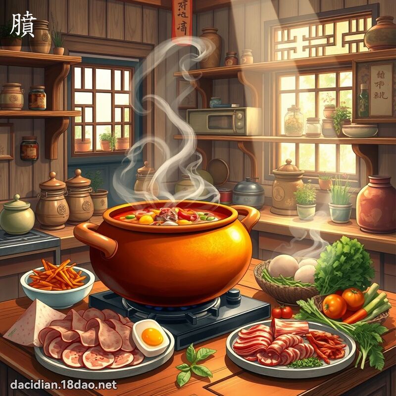 汉字: 膹 (多音字)