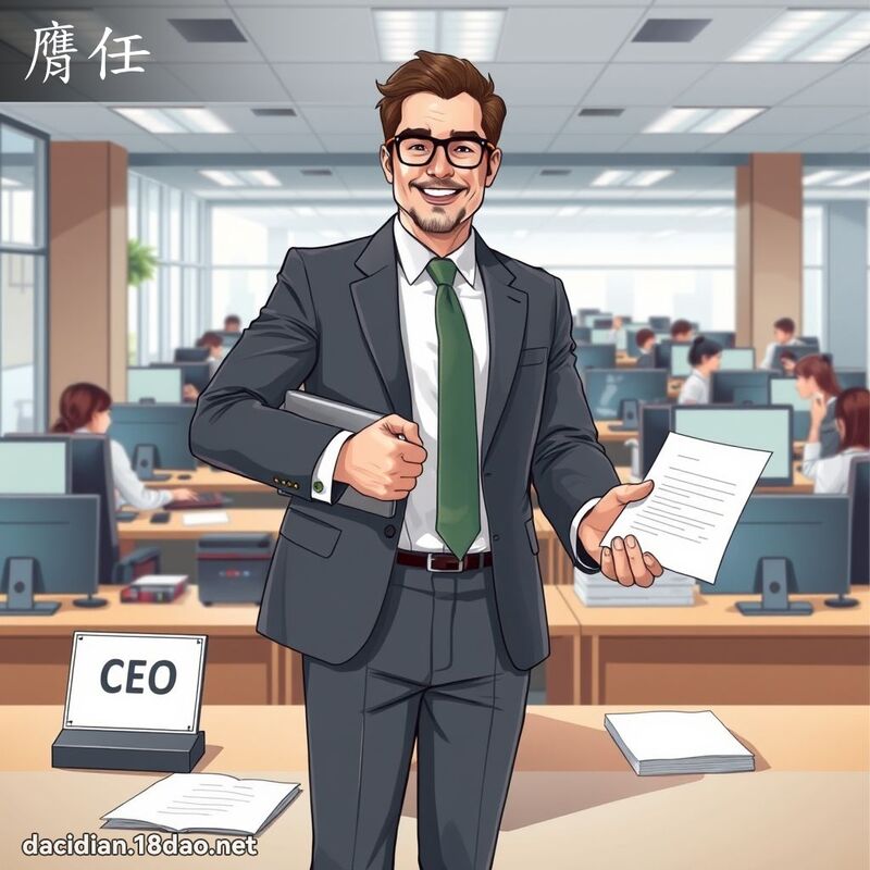 膺任 - 國語大辭典配圖