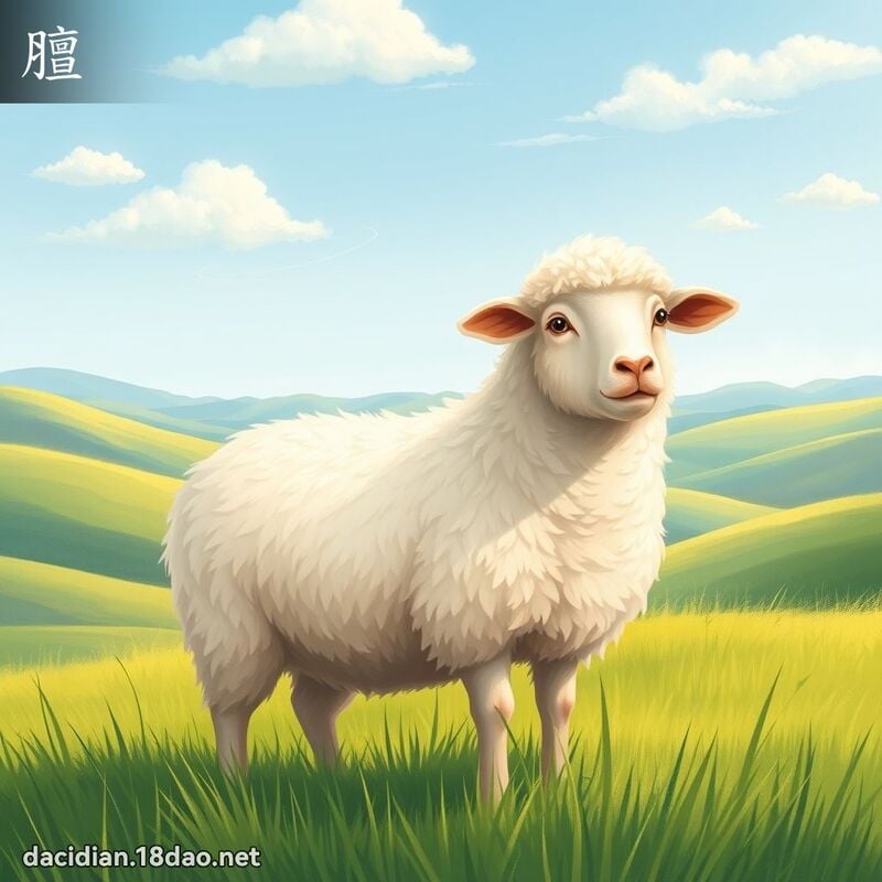 漢字: 膻 (多音字)