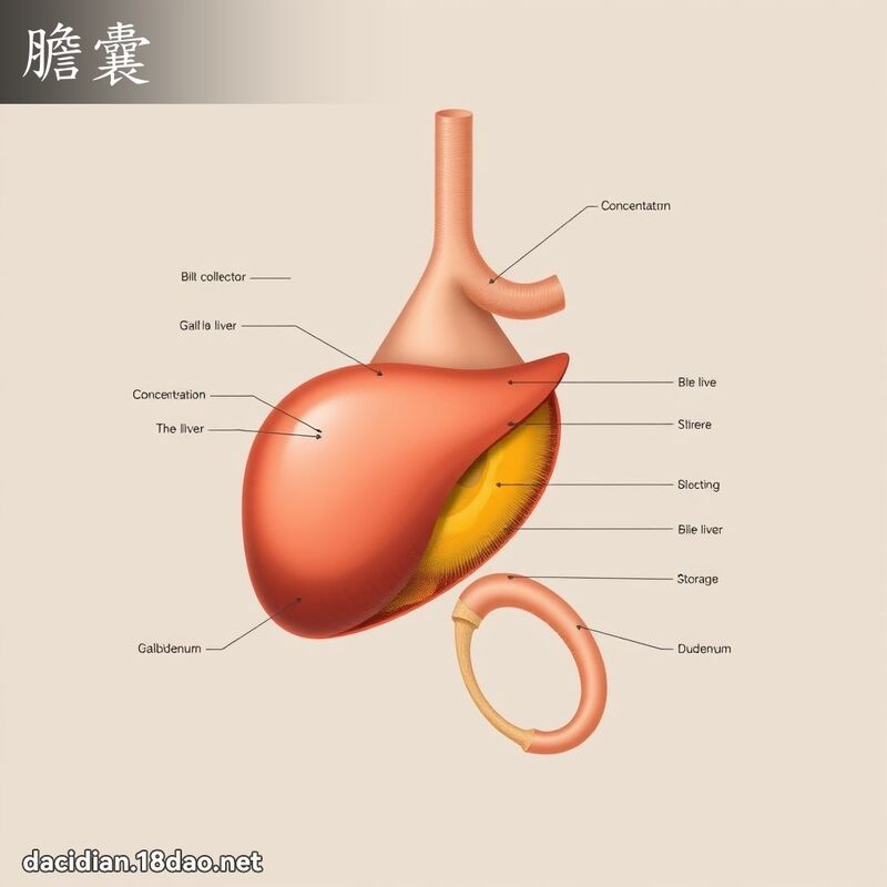膽囊 - 國語大辭典配圖