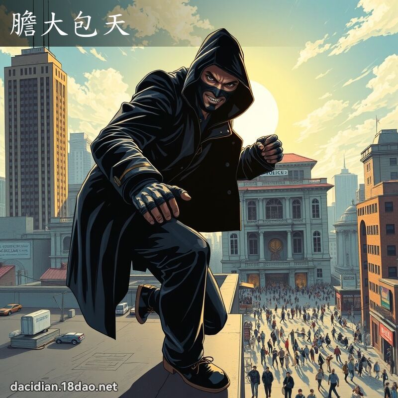 胆大包天 - 国语大辞典配图