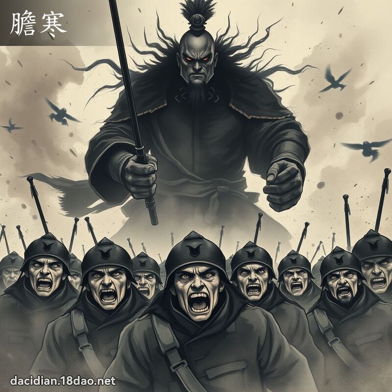 胆寒 - 国语大辞典配图