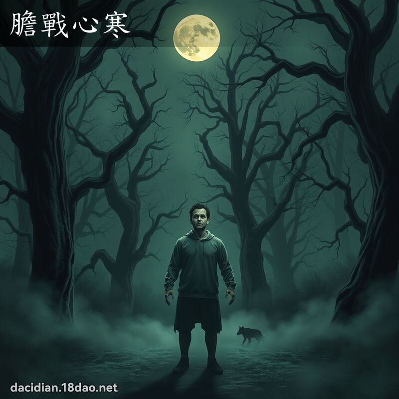 膽戰心寒 - 國語大辭典配圖