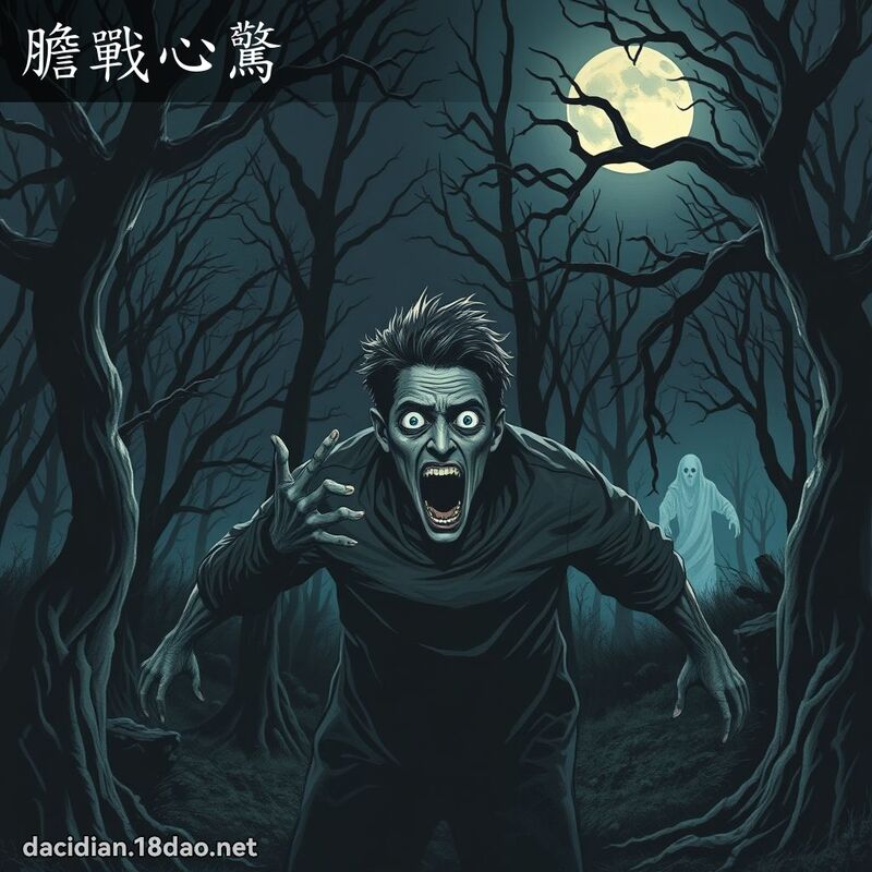 膽戰心驚 - 國語大辭典配圖