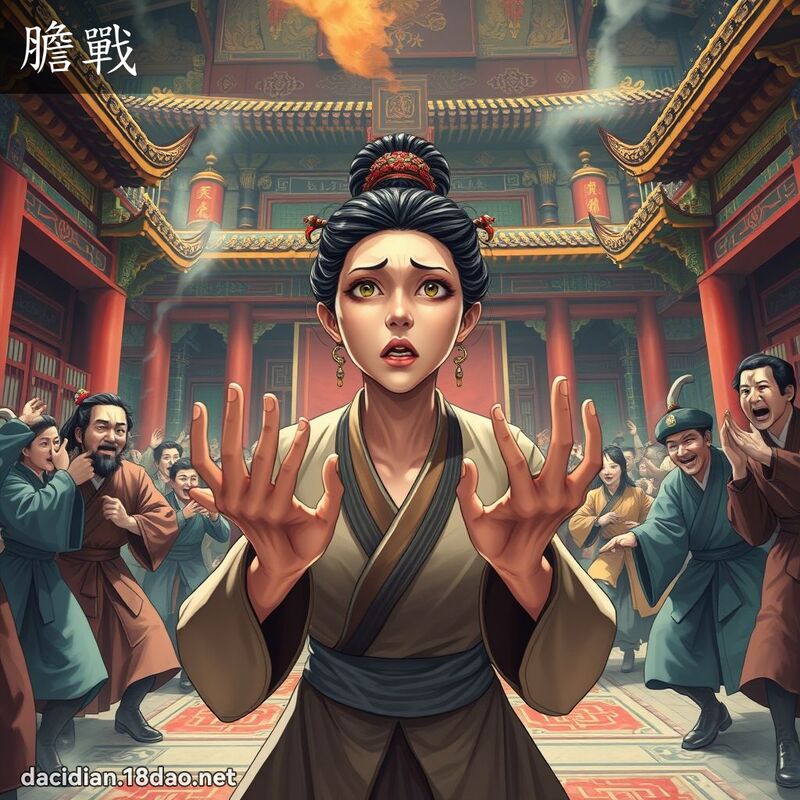 胆战 - 国语大辞典配图