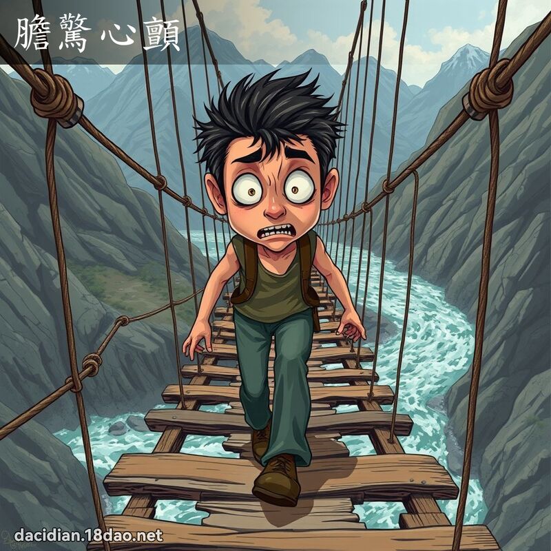膽驚心顫 - 國語大辭典配圖