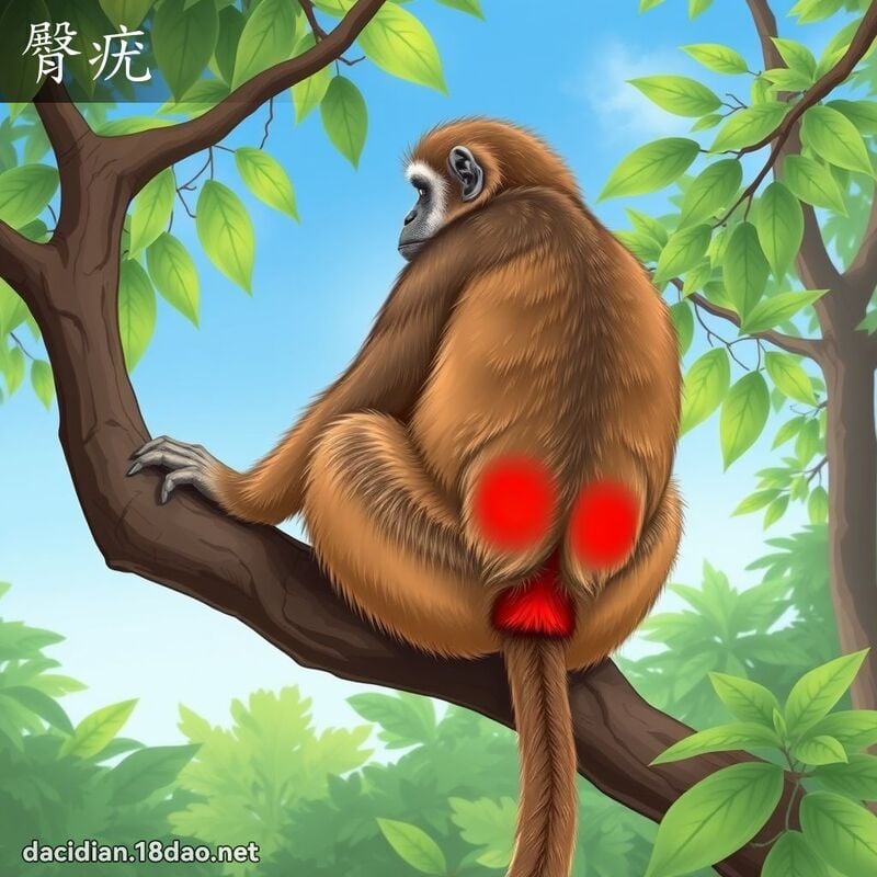 臀疣 - 國語大辭典配圖