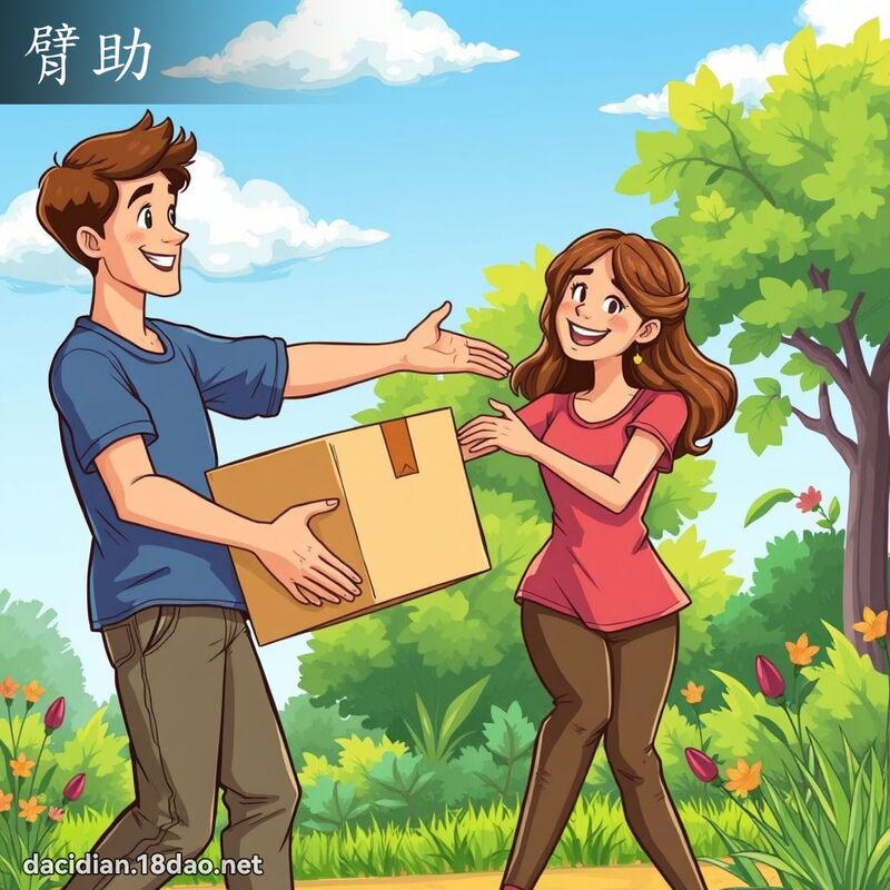 臂助 - 國語大辭典配圖