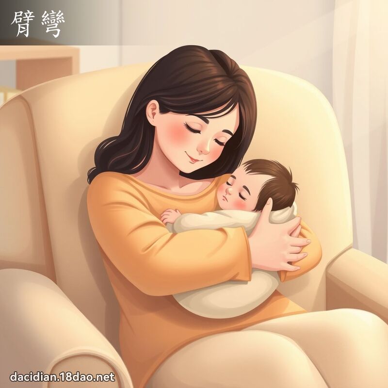 臂彎 - 國語大辭典配圖