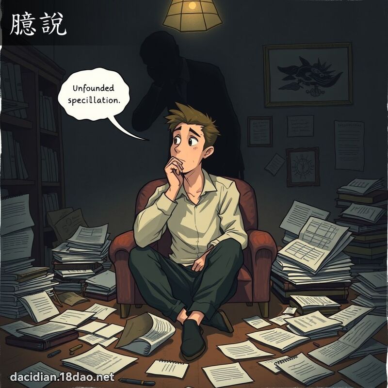臆说 - 国语大辞典配图