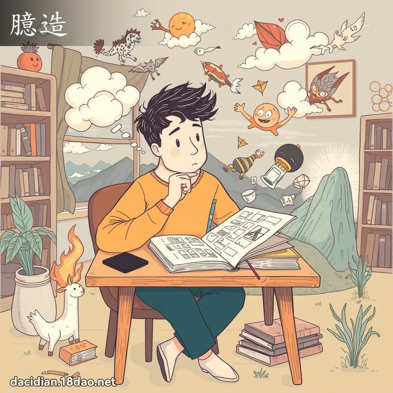 臆造 - 国语大辞典配图