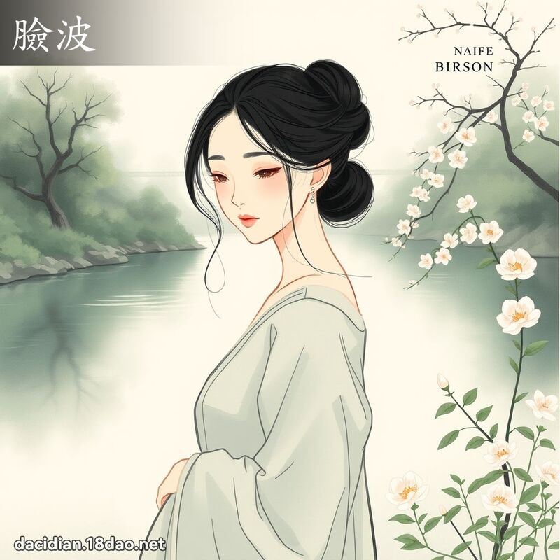 臉波 - 國語大辭典配圖