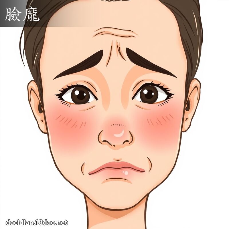 脸庞 - 国语大辞典配图