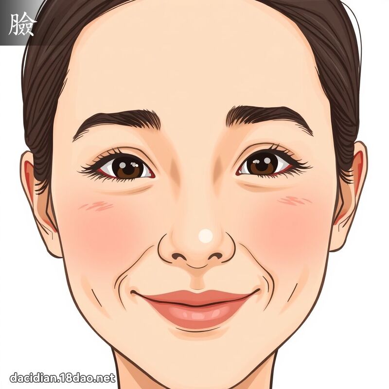 脸 - 国语大辞典配图