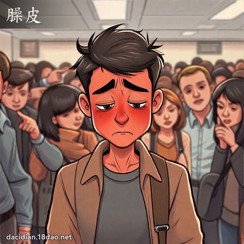 臊皮 - 国语大辞典配图