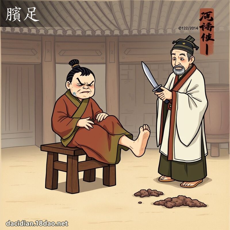 臏足 - 国语大辞典配图