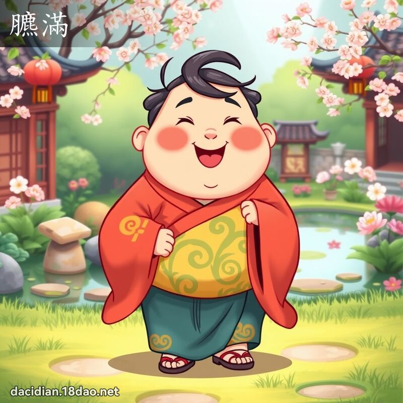 臕滿 - 國語大辭典配圖