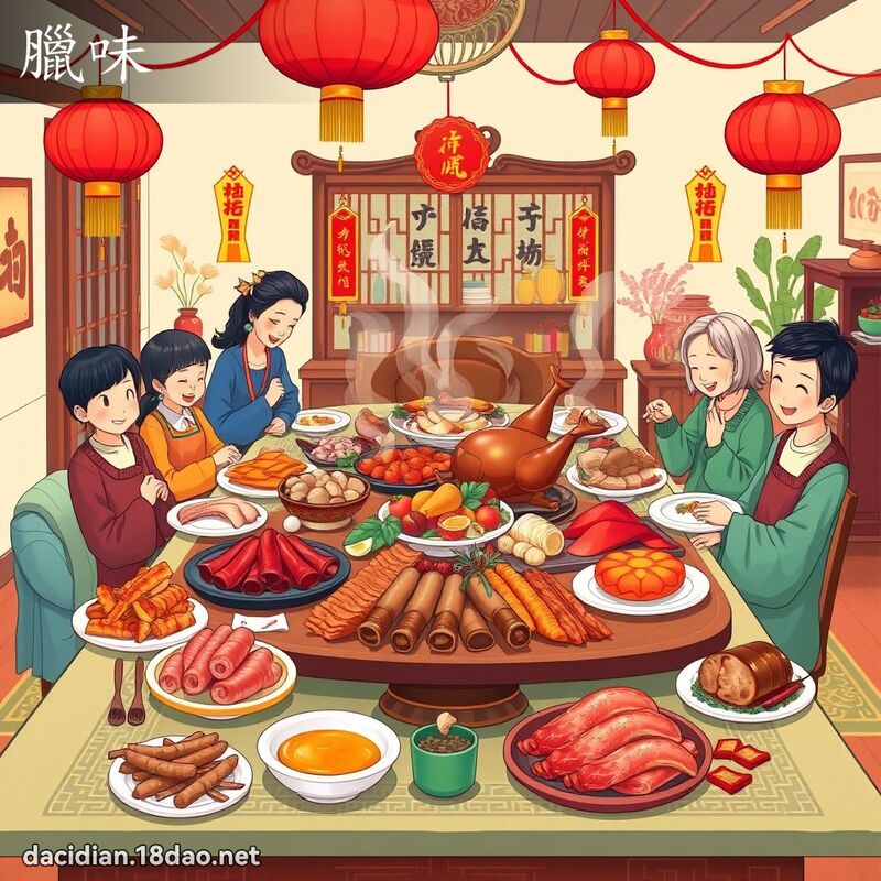 臘味 - 國語大辭典配圖