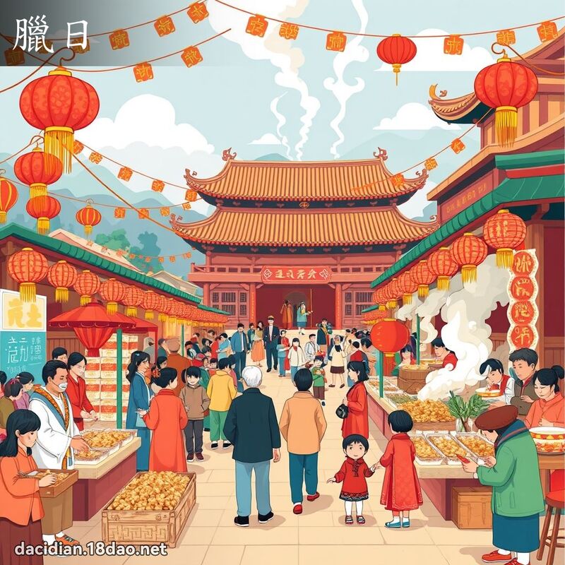 腊日 - 国语大辞典配图