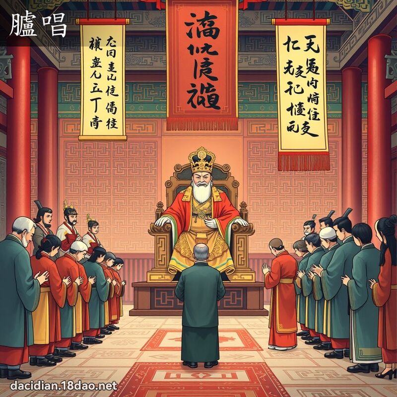 臚唱 - 国语大辞典配图