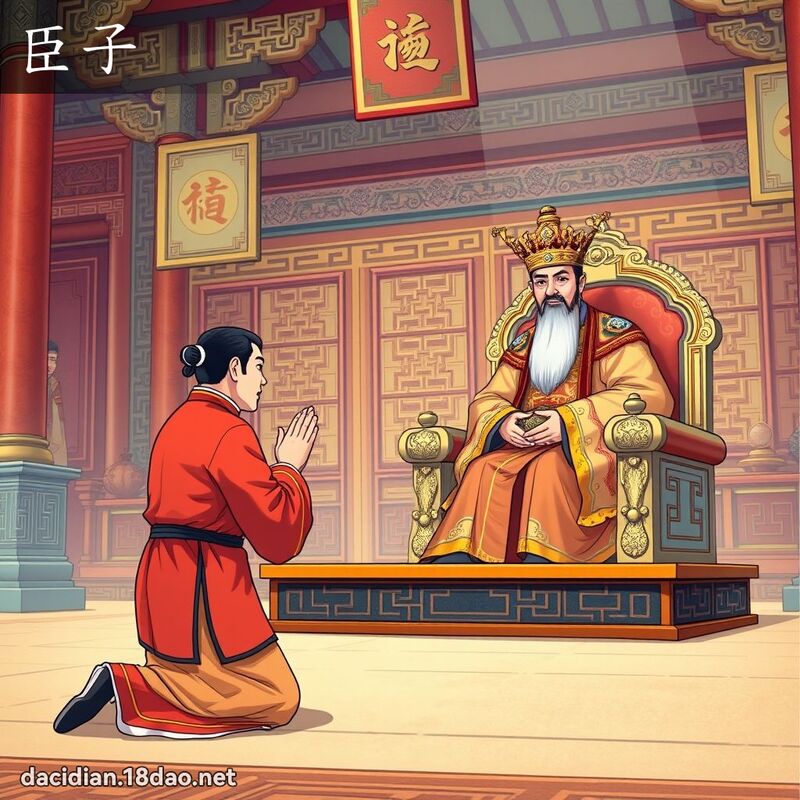 臣子 - 國語大辭典配圖