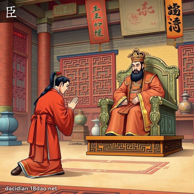 臣 - 国语大辞典配图