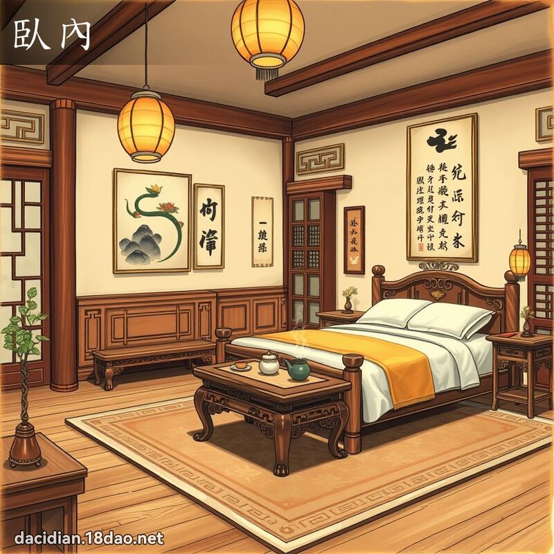 臥內 - 國語大辭典配圖