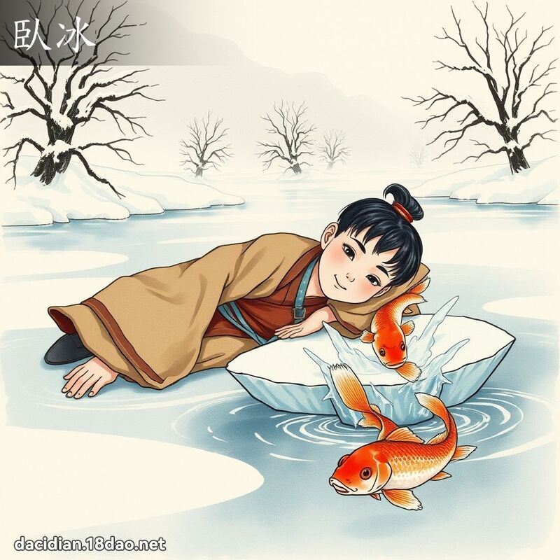 臥冰 - 國語大辭典配圖