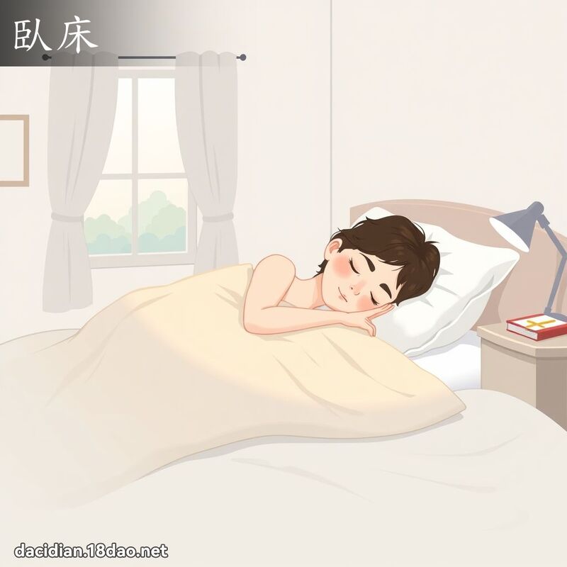 臥床 - 國語大辭典配圖