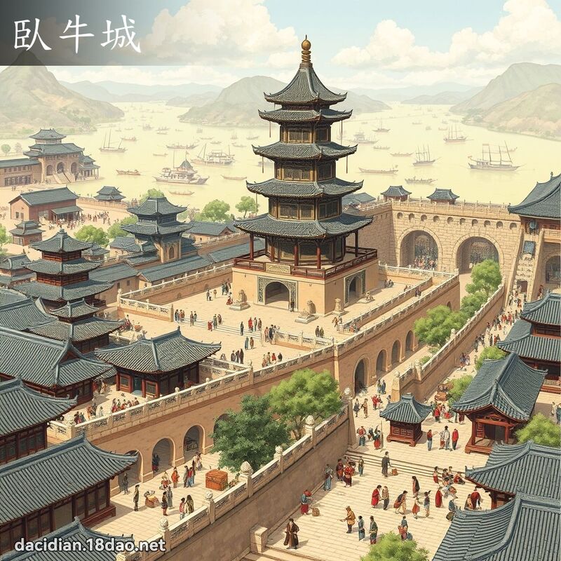 臥牛城 - 国语大辞典配图