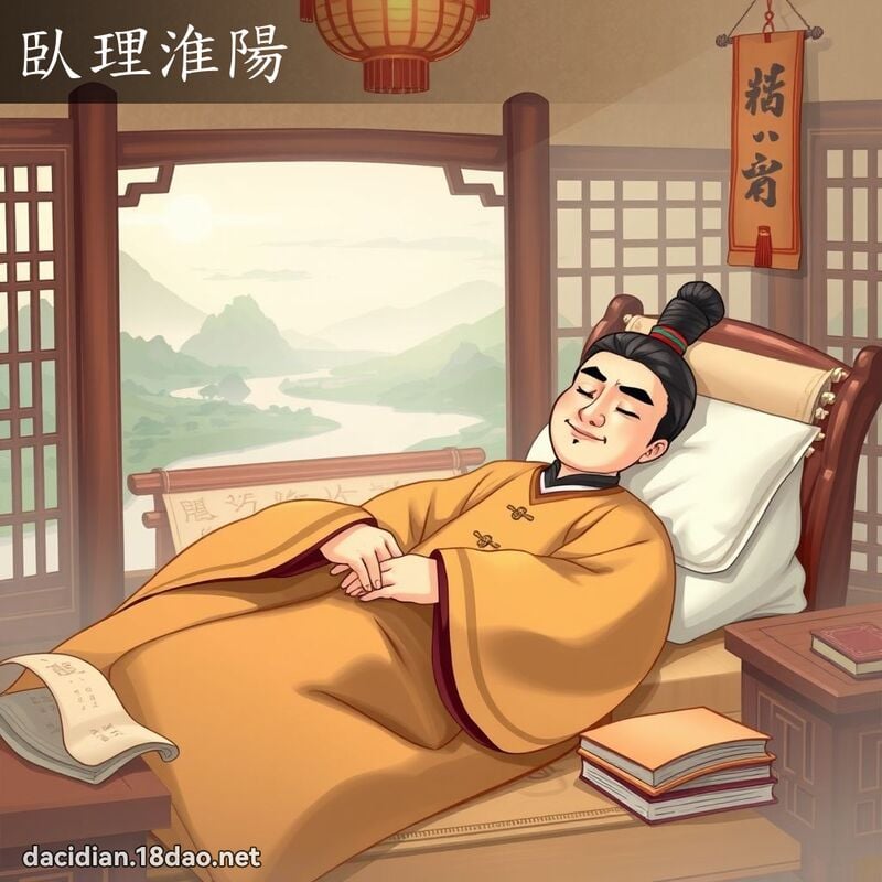 臥理淮阳 - 国语大辞典配图