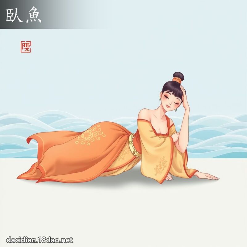 臥鱼 - 国语大辞典配图