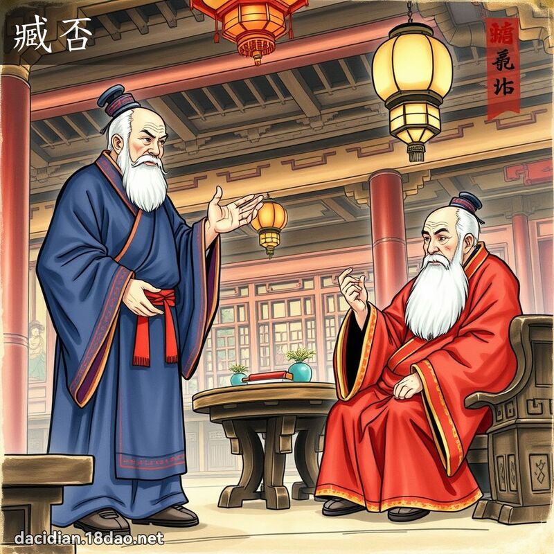 臧否 - 國語大辭典配圖