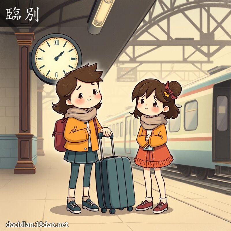 臨別 - 國語大辭典配圖