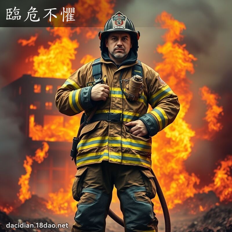 臨危不懼 - 國語大辭典配圖