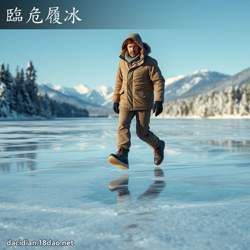 临危履冰 - 国语大辞典配图