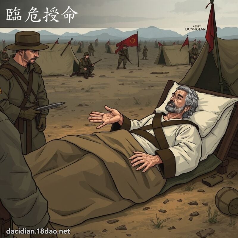 临危授命 - 国语大辞典配图